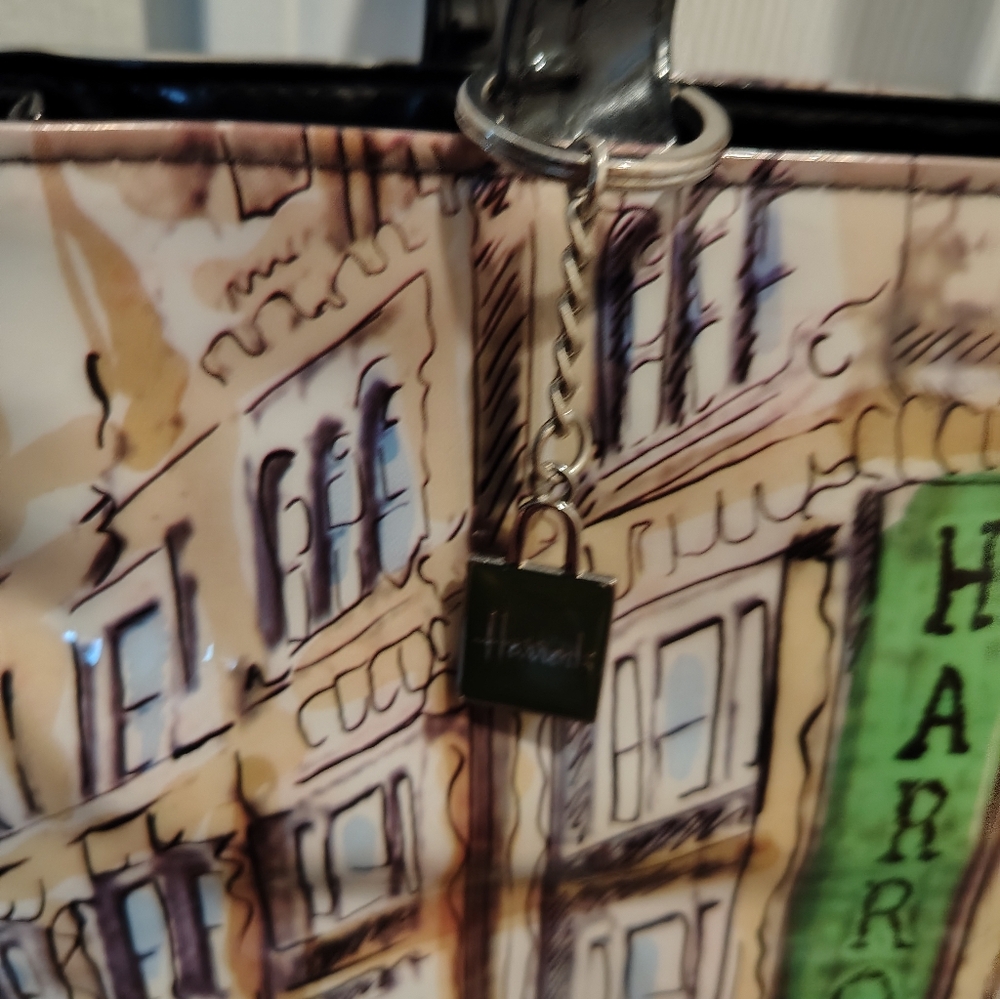 Harrods Tote Bag Purse - Picture 3 of 7